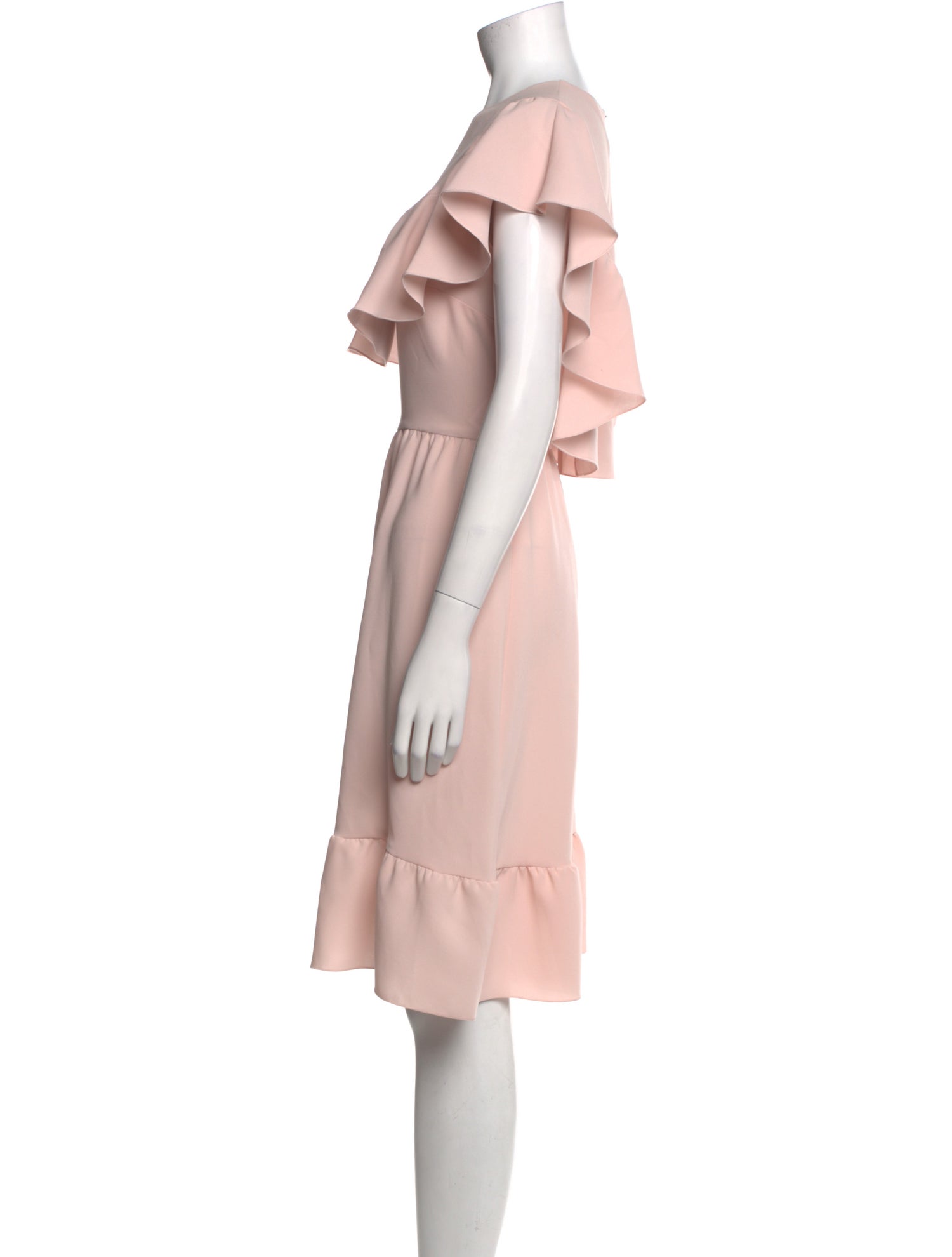 Red Valentino Crew Neck Knee-Length Dress w/ Tags