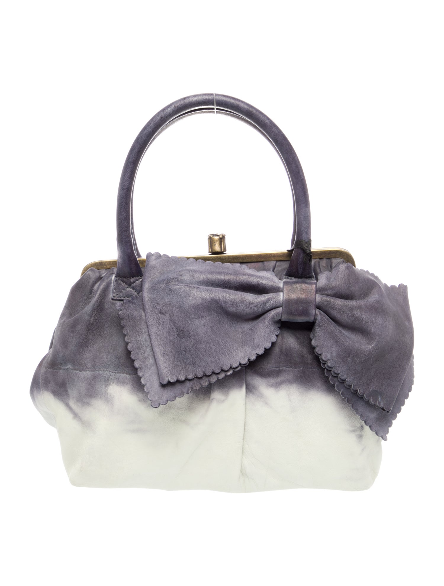 Red Valentino Leather Top Handle Bag