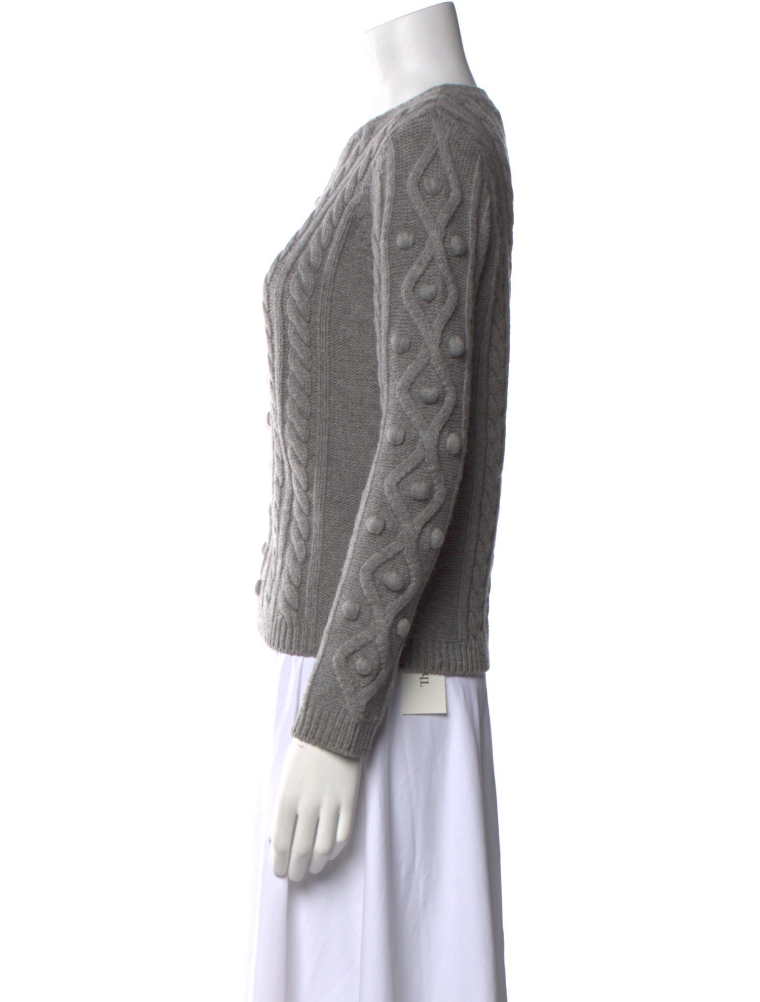 Red Valentino Virgin Wool Crew Neck Sweater