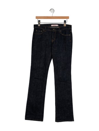 Red Valentino Mid-Rise Straight Leg Jeans