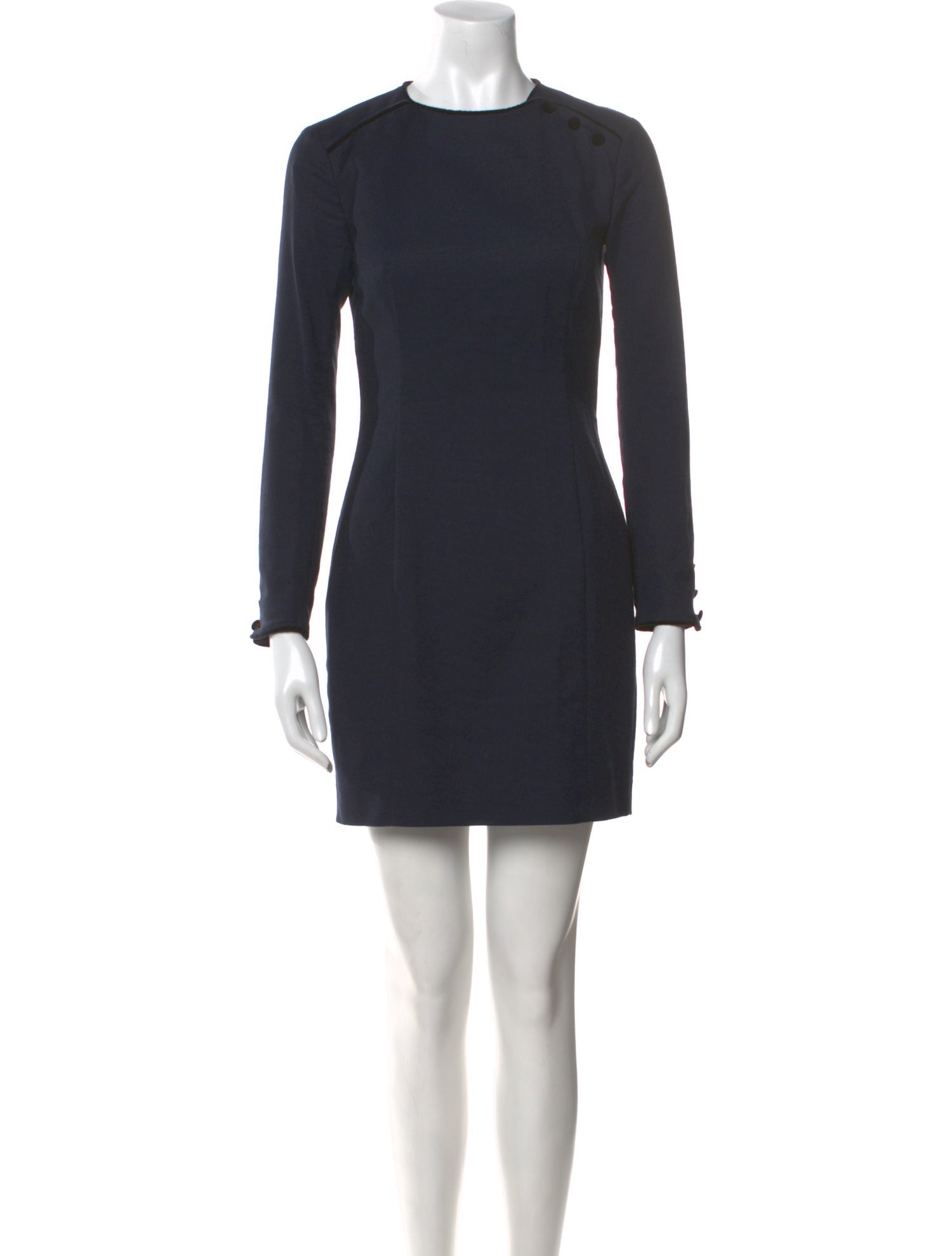 Red Valentino Virgin Wool Mini Dress