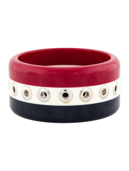 Red Valentino Resin Studded Bangle Bracelet