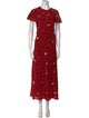 Red Valentino Silk Long Dress