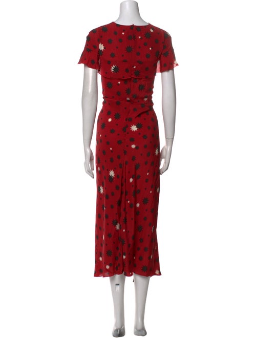 Red Valentino Silk Long Dress