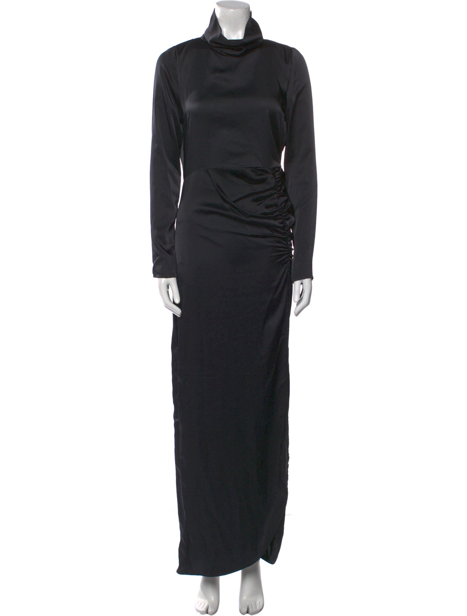 Red Valentino Turtleneck Long Dress