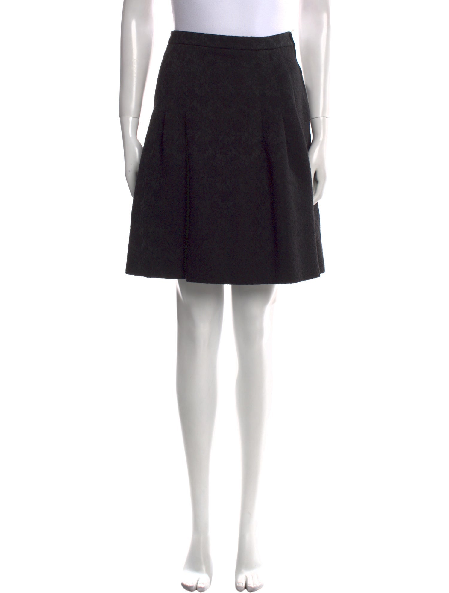 Red Valentino Virgin Wool Mini Skirt