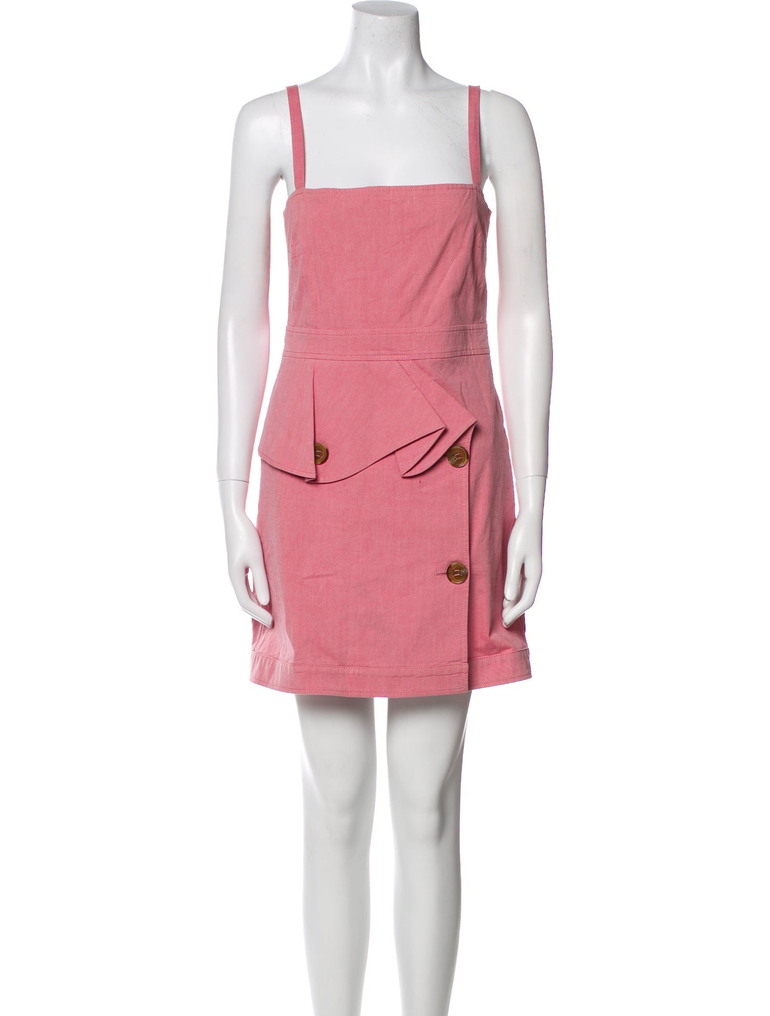 Red Valentino Square Neckline Mini Dress