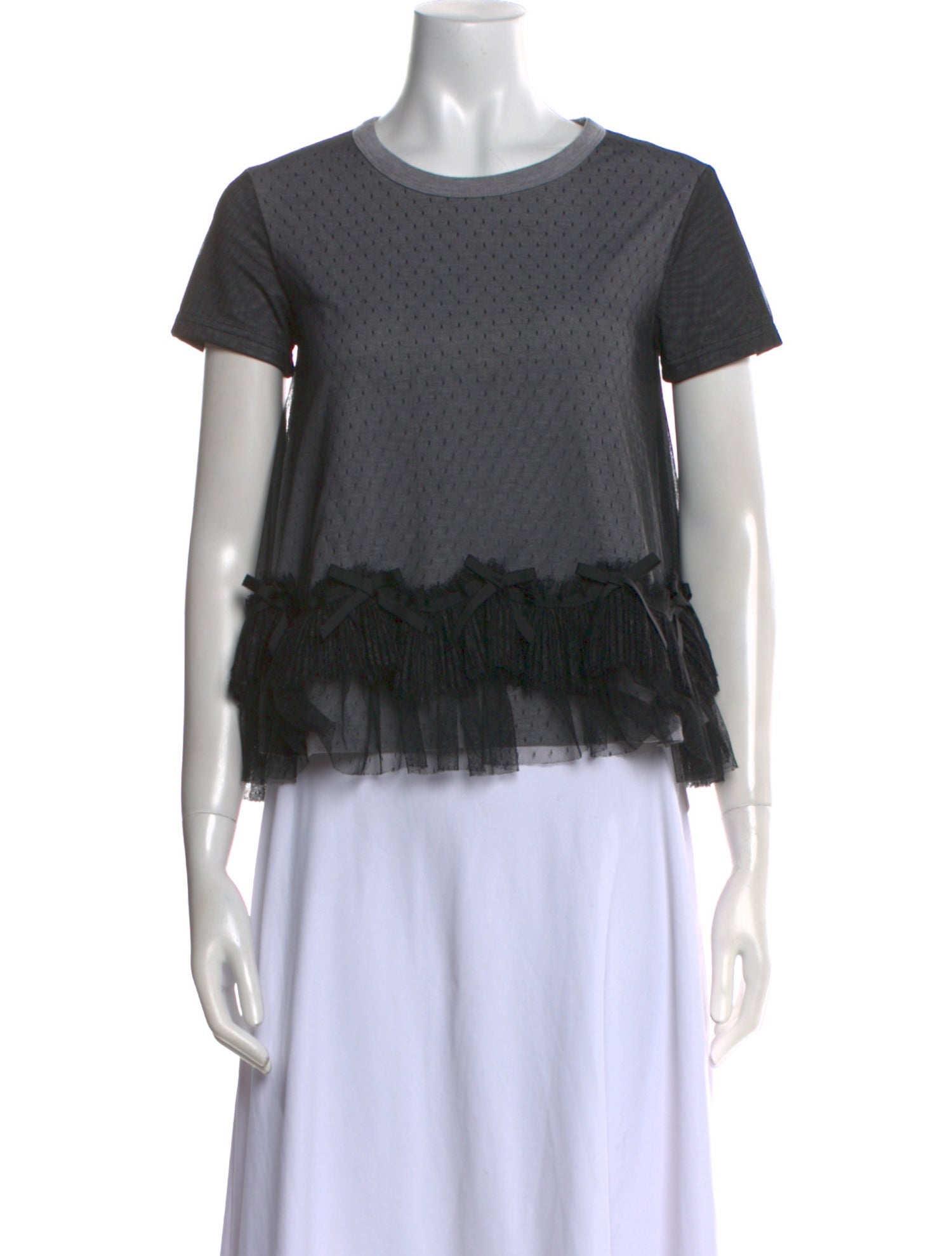 Red Valentino Crew Neck Short Sleeve T-Shirt