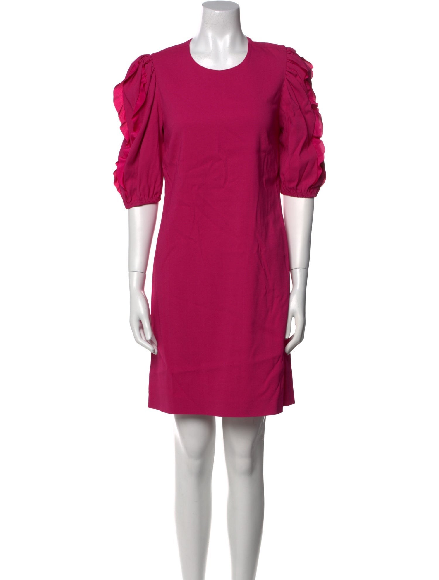 Red Valentino Crew Neck Mini Dress