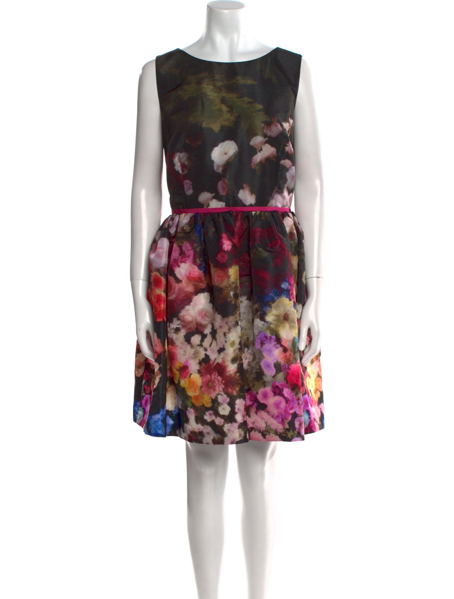 Red Valentino Floral Print Mini Dress