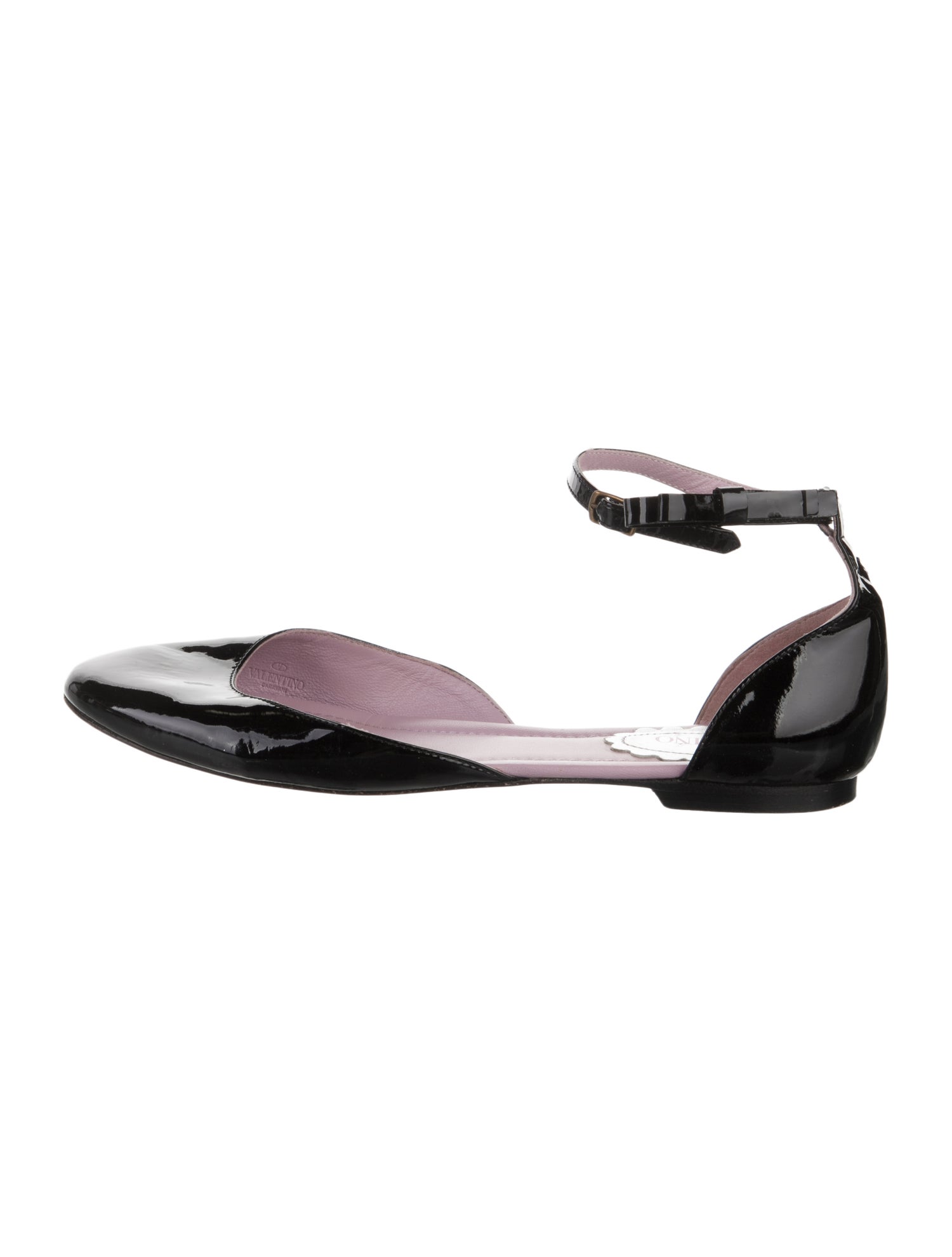 Red Valentino Patent Leather D'Orsay Flats