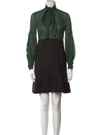 Red Valentino Lace Mini Dress