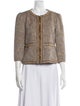 Red Valentino Tweed Pattern Evening Jacket