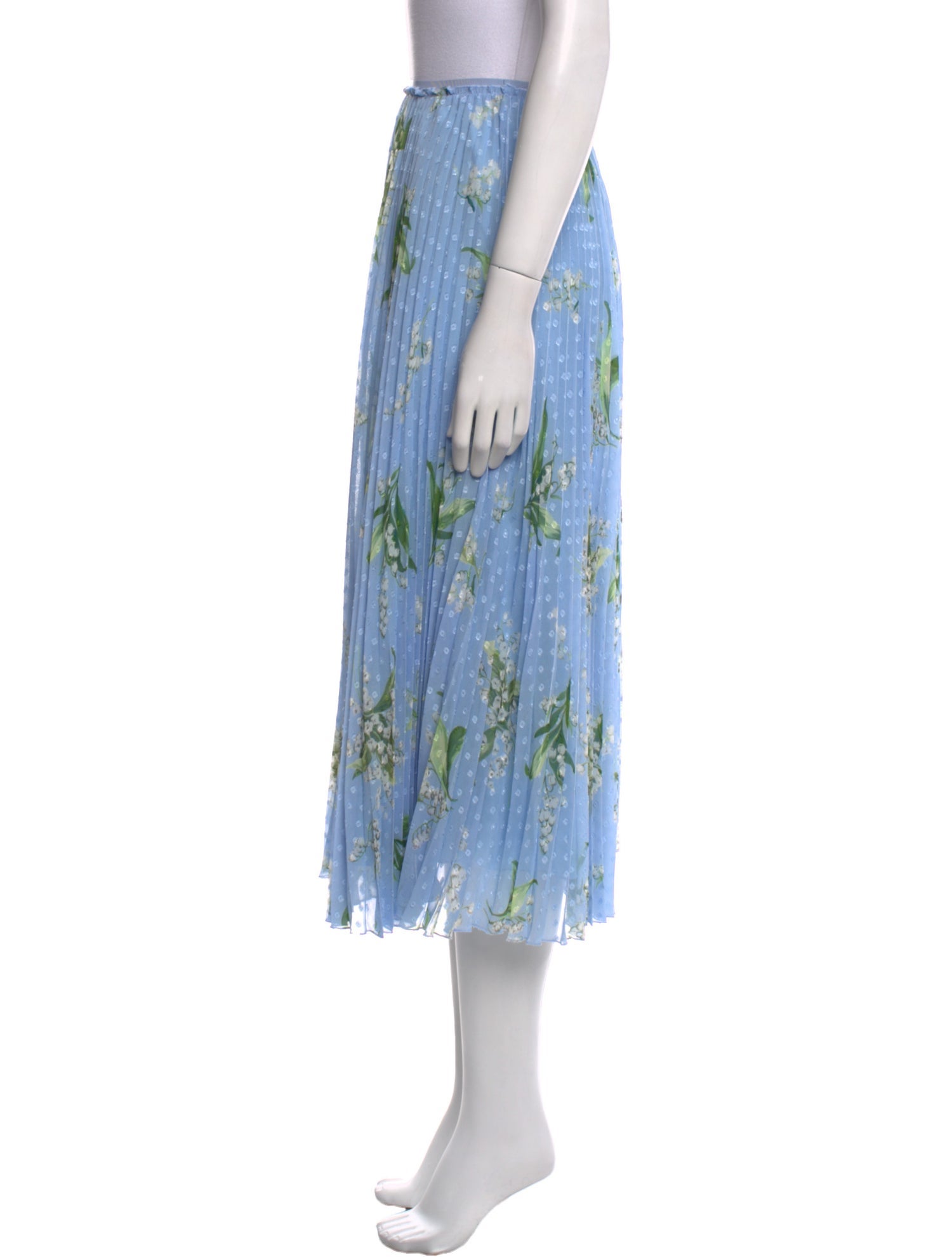 Red Valentino Floral Print Knee-Length Skirt w/ Tags