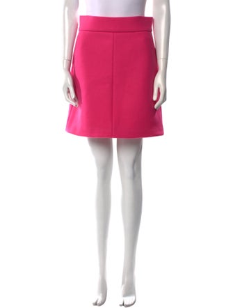 Red Valentino Satin Mini Skirt