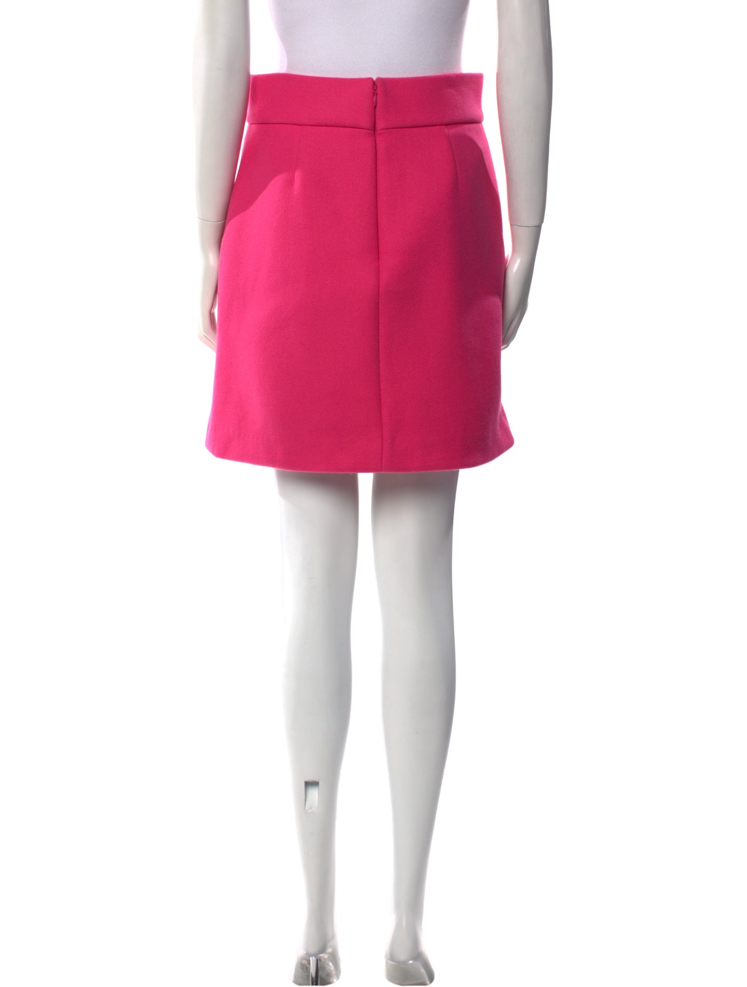 Red Valentino Satin Mini Skirt