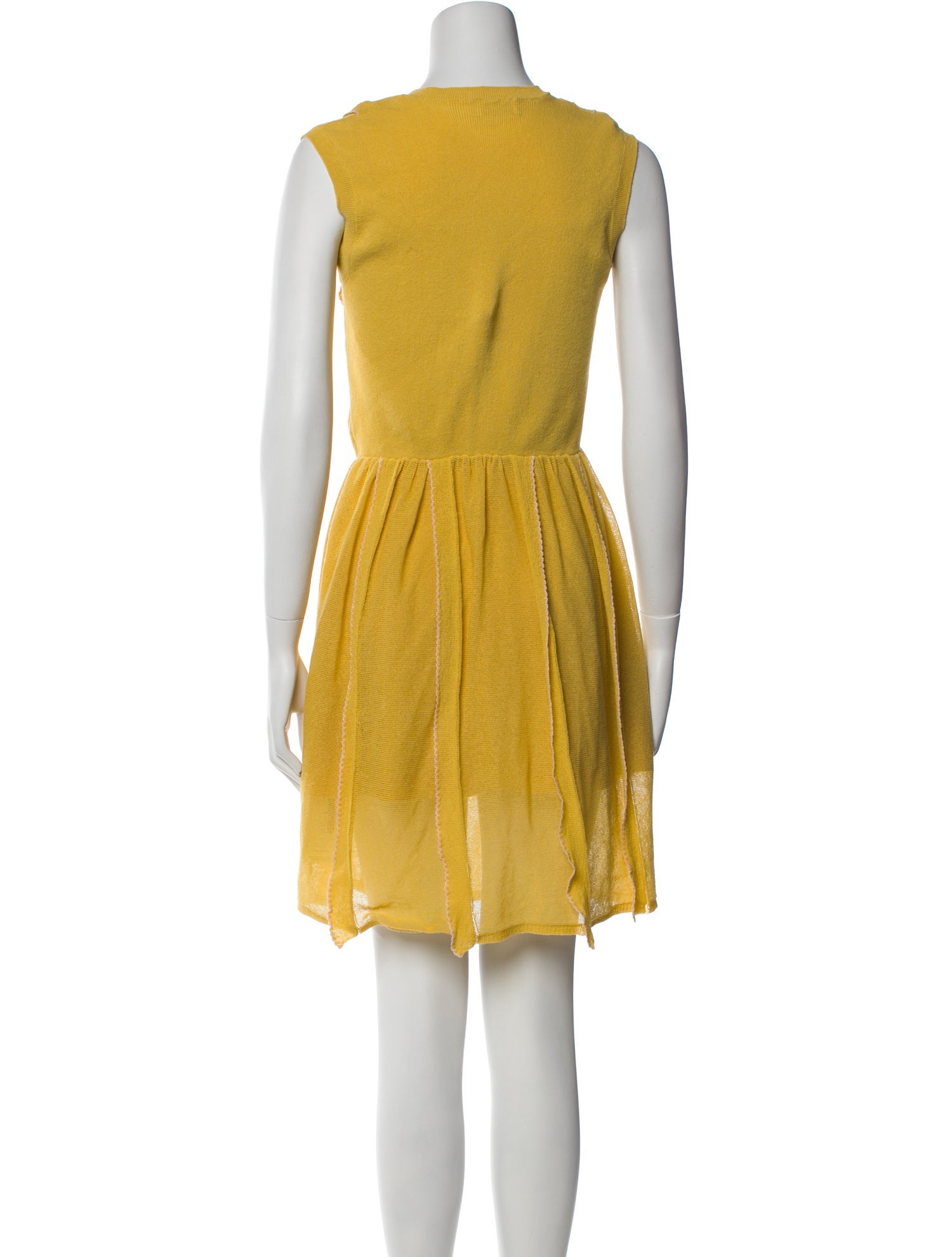 Red Valentino Crew Neck Mini Dress