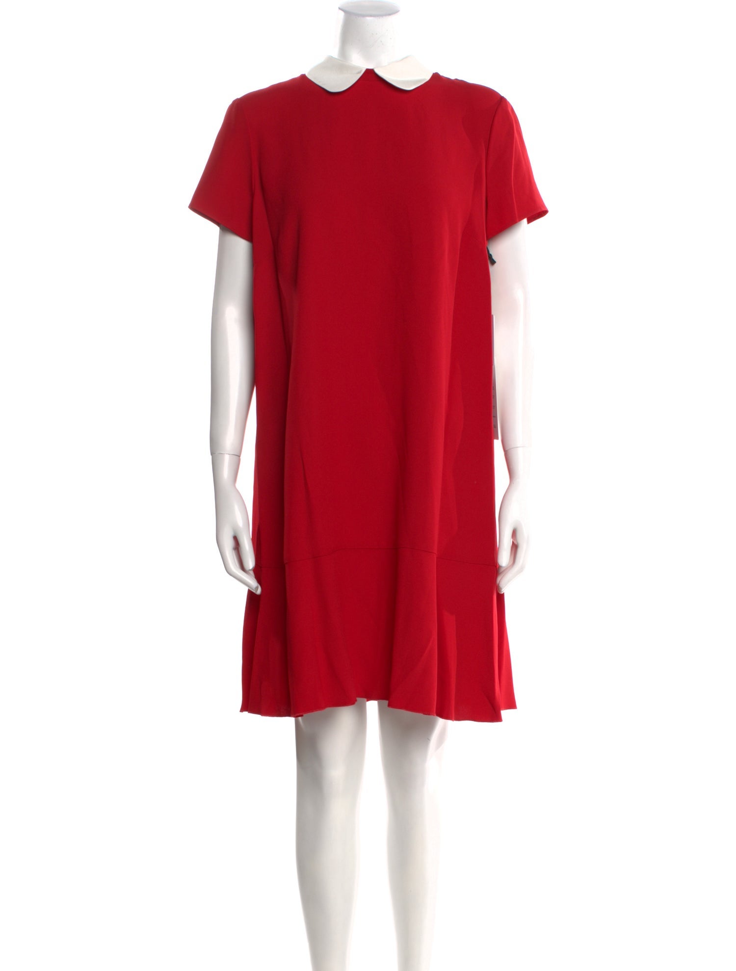 Red Valentino Crew Neck Mini Dress