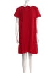 Red Valentino Crew Neck Mini Dress