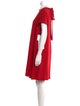 Red Valentino Crew Neck Mini Dress