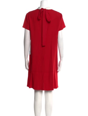 Red Valentino Crew Neck Mini Dress