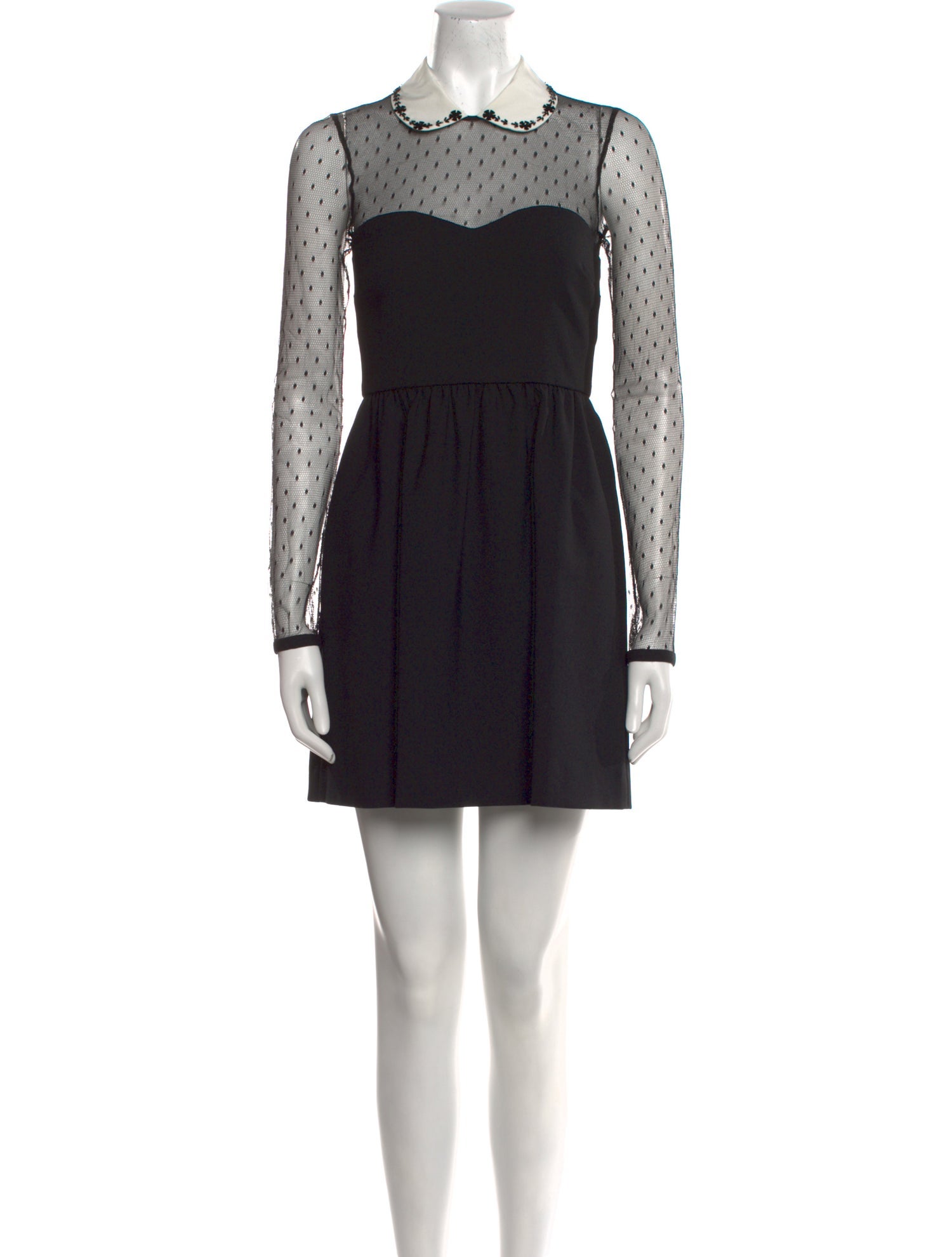 Red Valentino Mock Neck Mini Dress w/ Tags