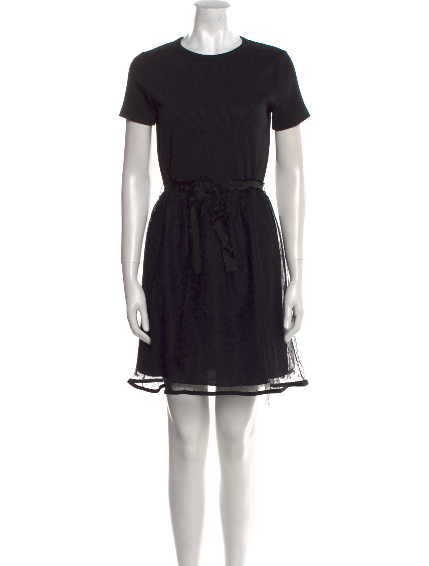 Red Valentino Crew Neck Knee-Length Dress w/ Tags