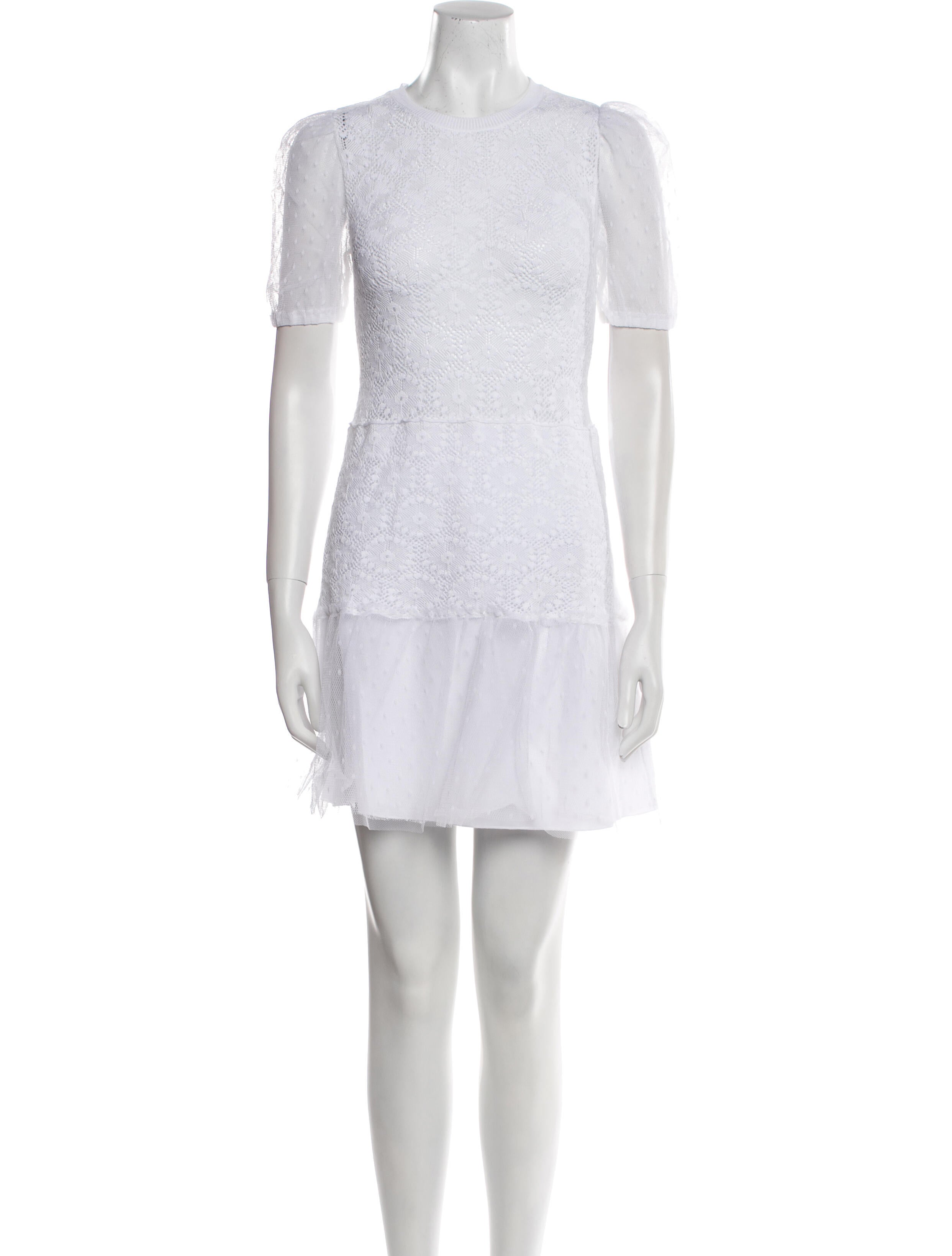 Red Valentino Crew Neck Mini Dress w/ Tags