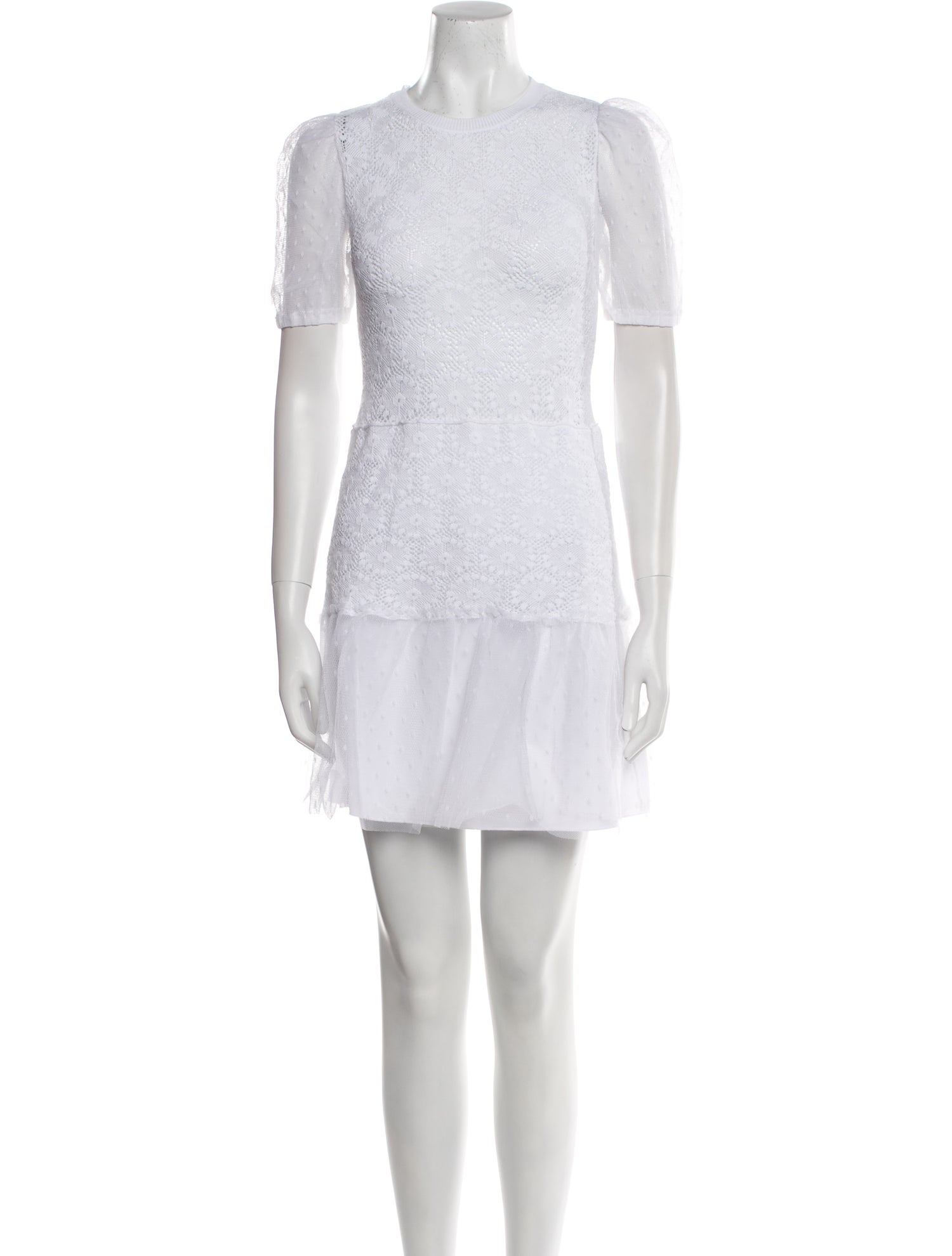 Red Valentino Crew Neck Mini Dress w/ Tags