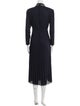 Red Valentino Mock Neck Midi Length Dress
