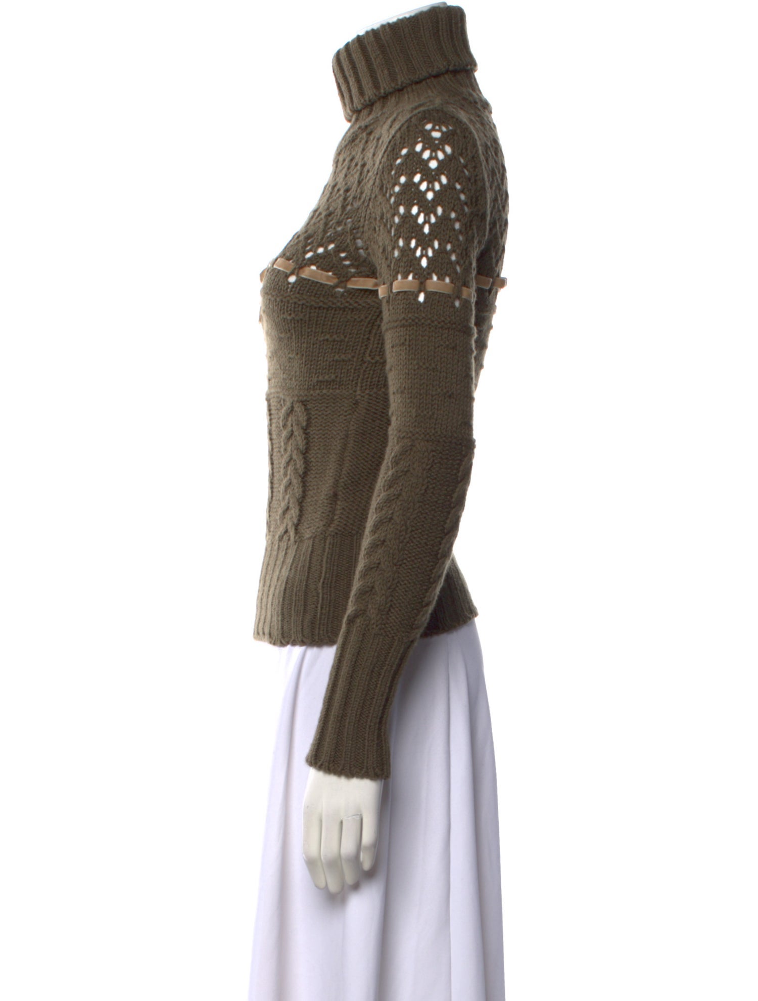 Red Valentino Wool Turtleneck Sweater