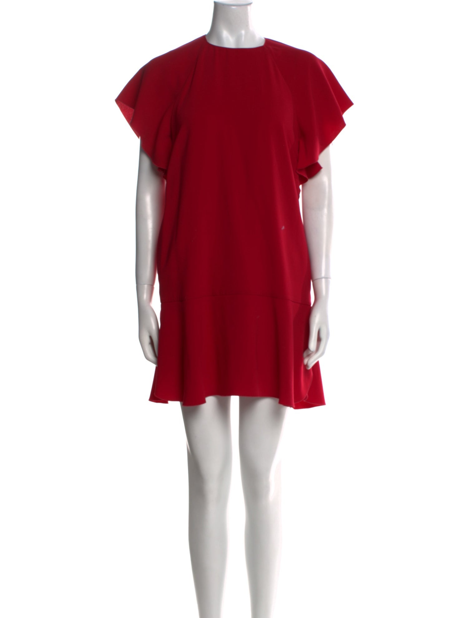 Red Valentino Crew Neck Mini Dress