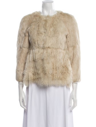 Red Valentino Fur Faux Fur Jacket
