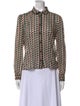 Red Valentino Silk Printed Button-Up Top