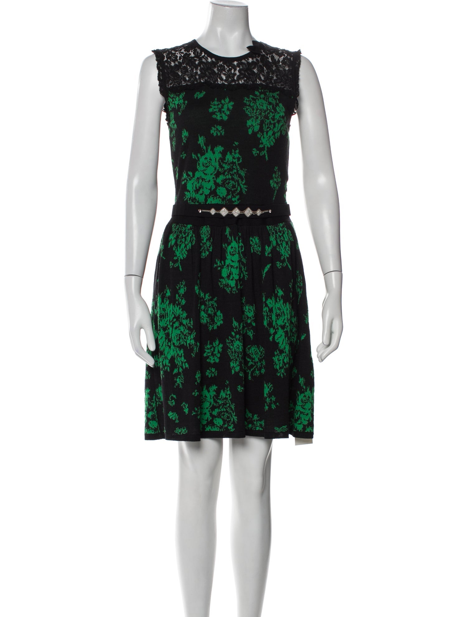 Red Valentino Wool Knee-Length Dress