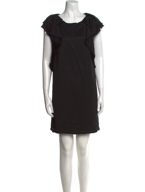 Red Valentino Scoop Neck Mini Dress