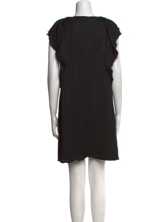 Red Valentino Scoop Neck Mini Dress