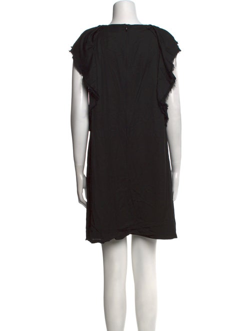 Red Valentino Scoop Neck Mini Dress