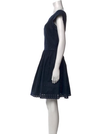 Red Valentino Bateau Neckline Knee-Length Dress