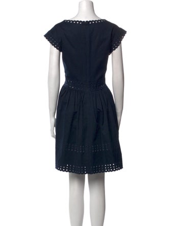 Red Valentino Bateau Neckline Knee-Length Dress
