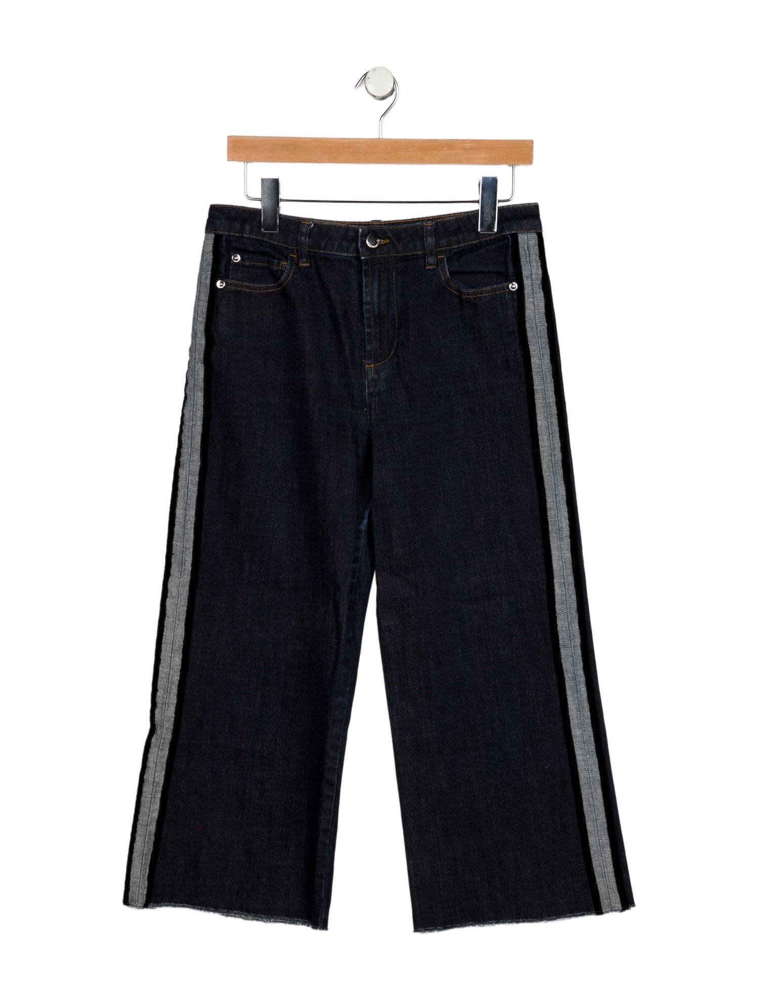 Red Valentino Mid-Rise Wide Leg Jeans