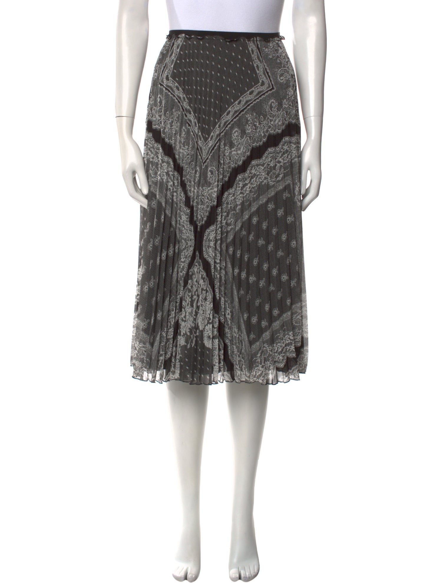 Red Valentino Printed Knee-Length Skirt w/ Tags