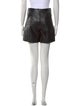 Red Valentino Leather Mini Shorts