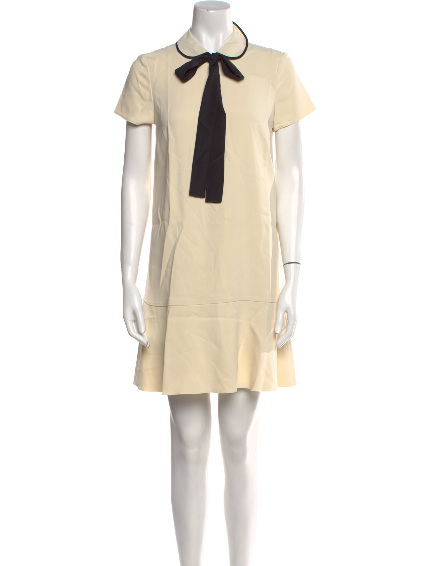 Red Valentino Crew Neck Mini Dress