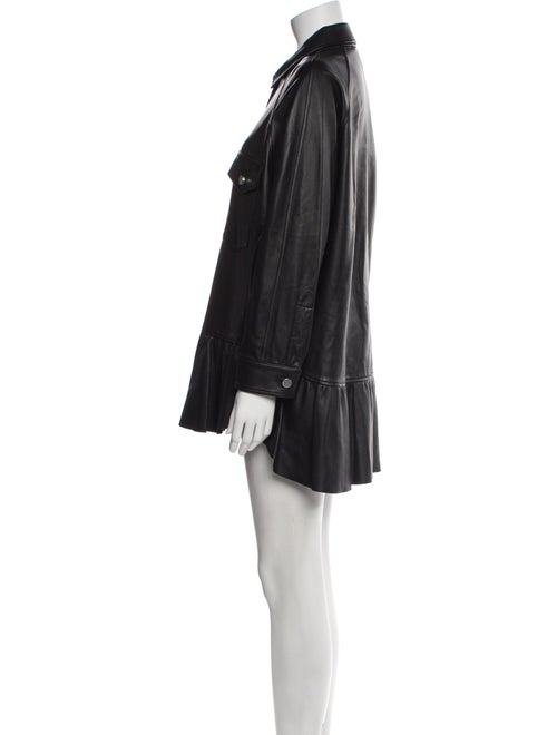 Red Valentino Leather Coat