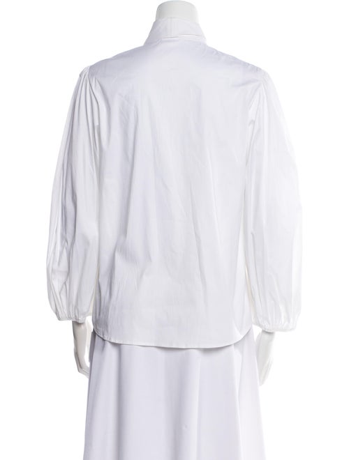 Red Valentino Three-Quarter Sleeve Button-Up Top