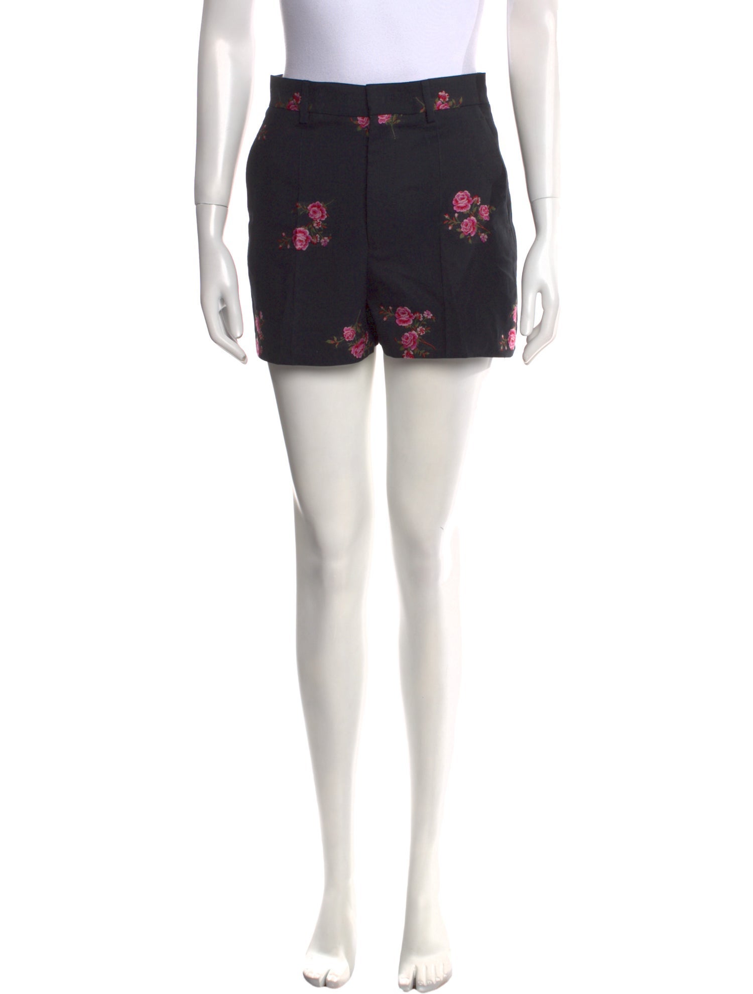 Red Valentino Wool Mini Shorts
