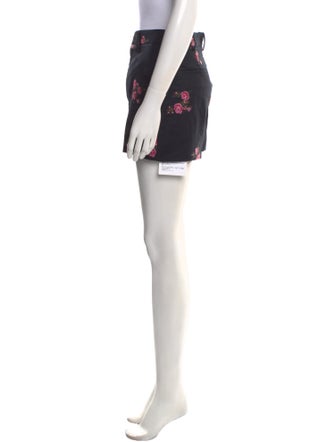 Red Valentino Wool Mini Shorts