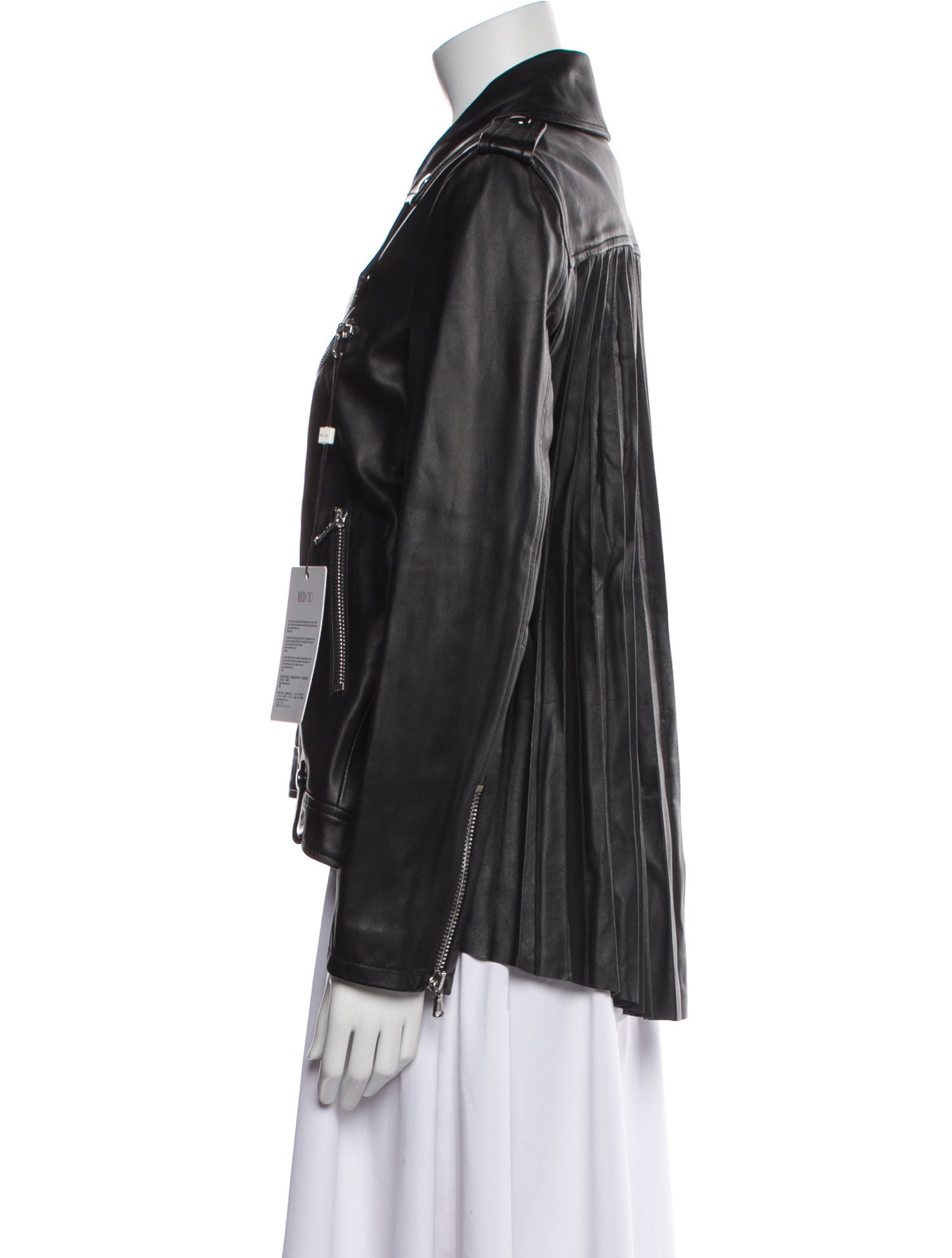 Red Valentino Leather Biker Jacket