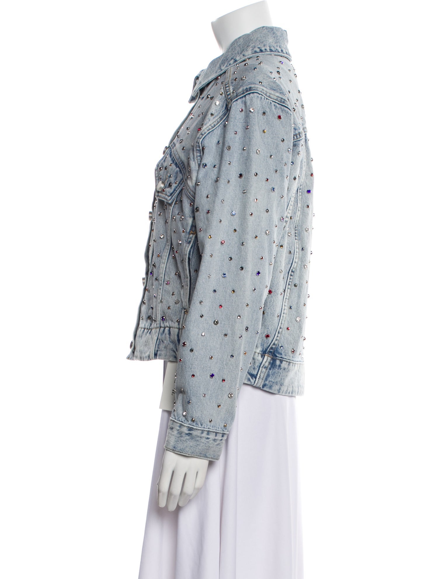 Red Valentino Printed Denim Jacket